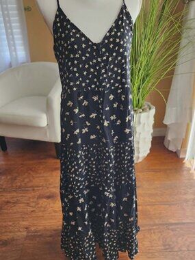 Patrons of Peace Floral Midi Dress